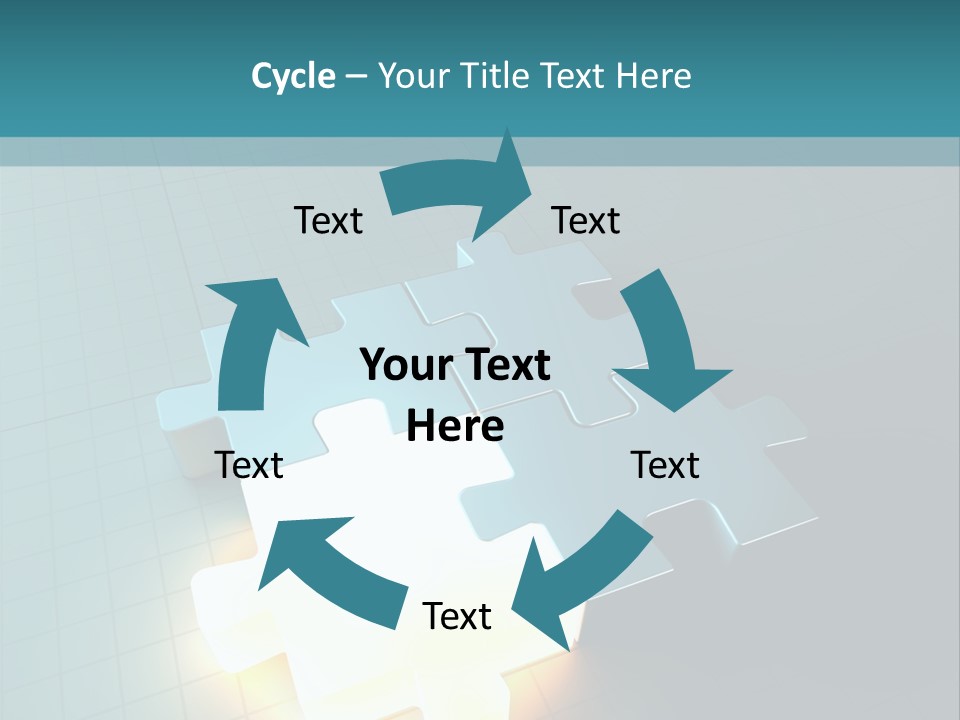 Unity Glow Link PowerPoint Template