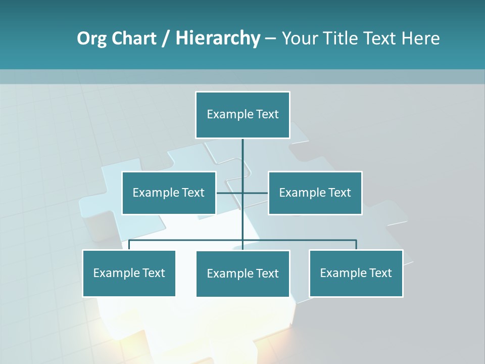 Unity Glow Link PowerPoint Template