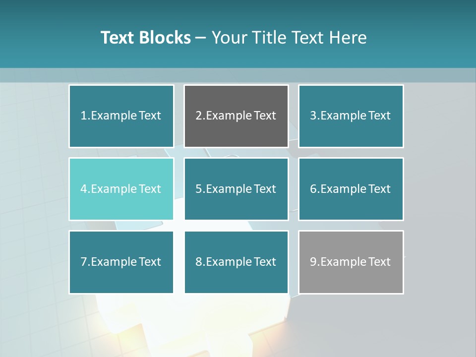 Unity Glow Link PowerPoint Template