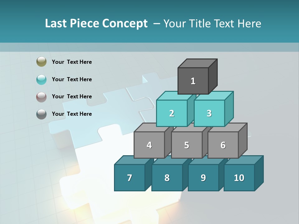 Unity Glow Link PowerPoint Template
