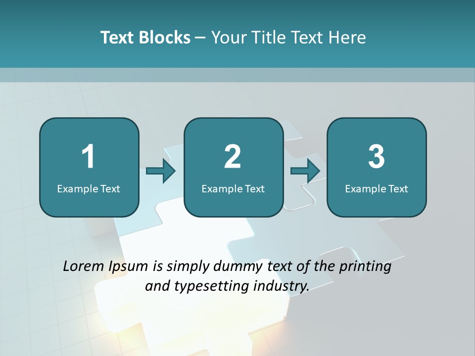 Unity Glow Link PowerPoint Template