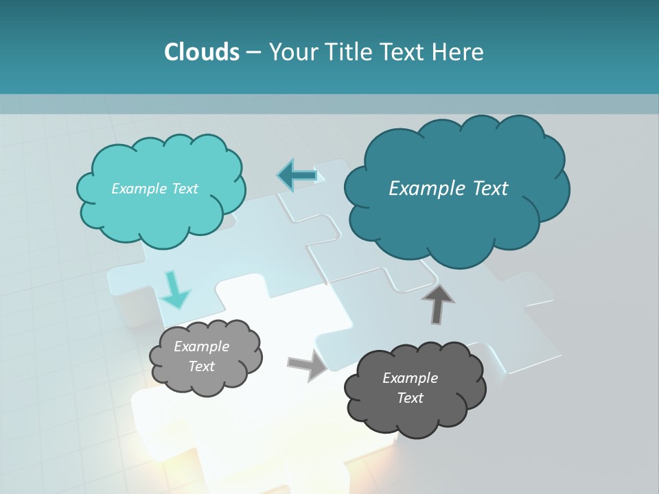 Unity Glow Link PowerPoint Template