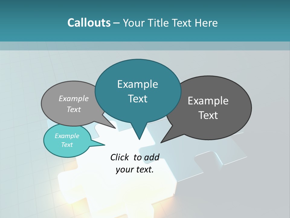 Unity Glow Link PowerPoint Template