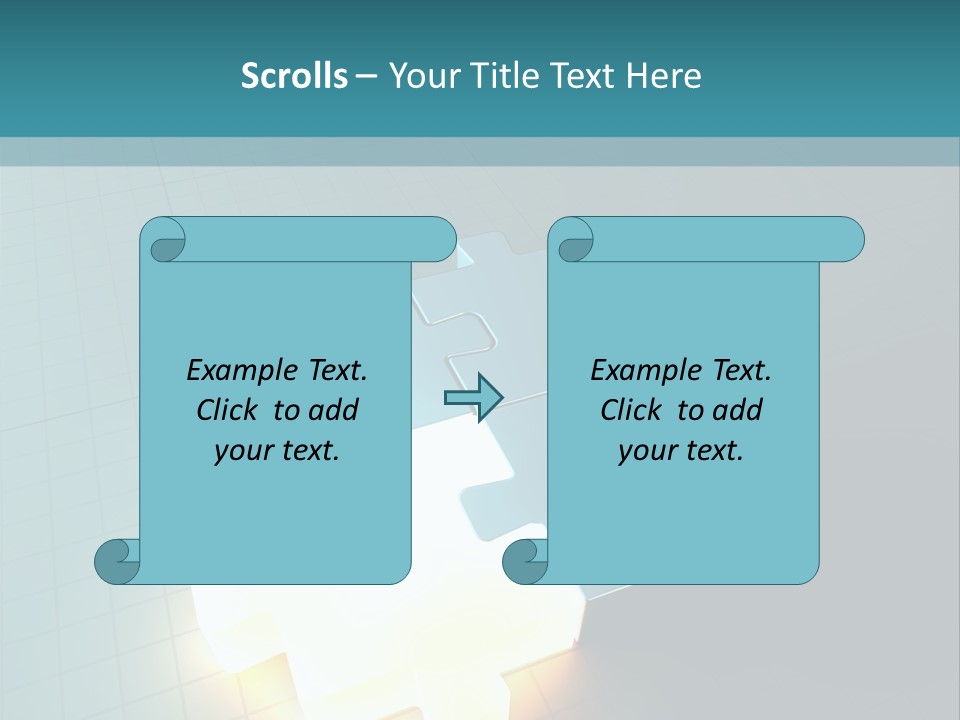 Unity Glow Link PowerPoint Template