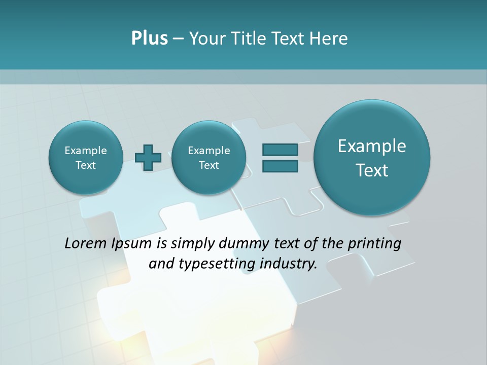 Unity Glow Link PowerPoint Template