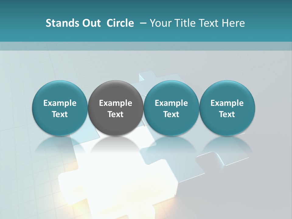 Unity Glow Link PowerPoint Template