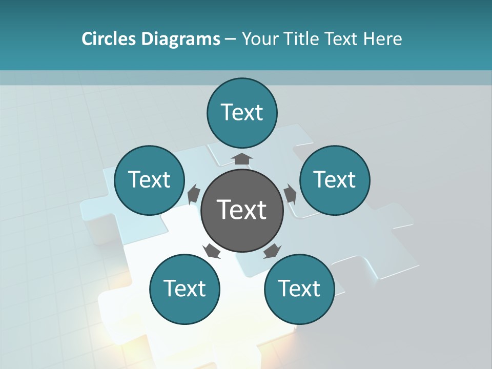 Unity Glow Link PowerPoint Template