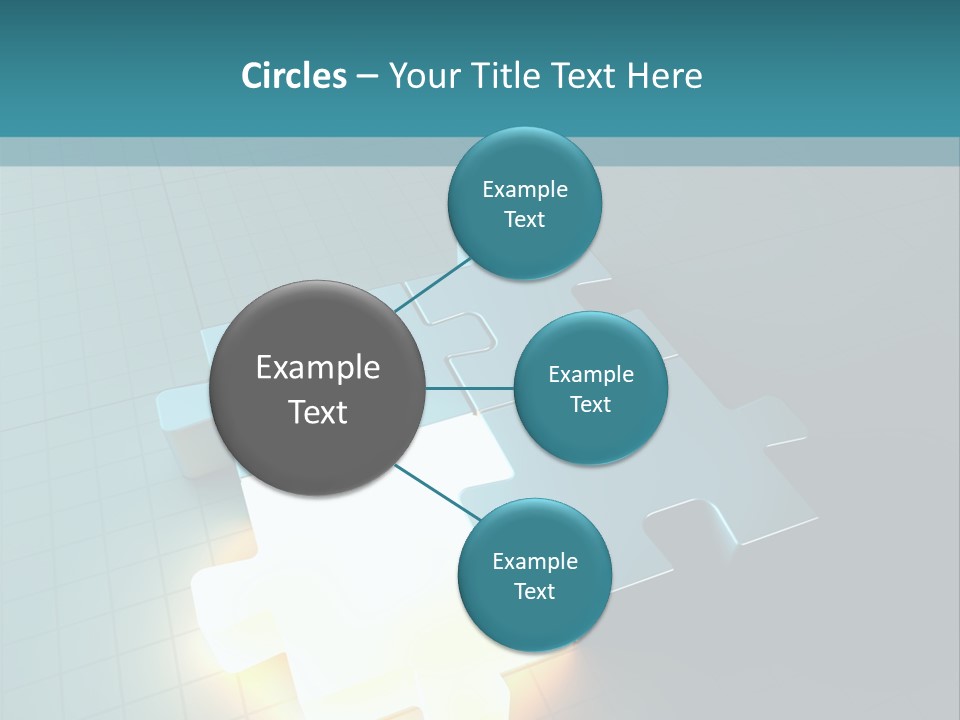 Unity Glow Link PowerPoint Template