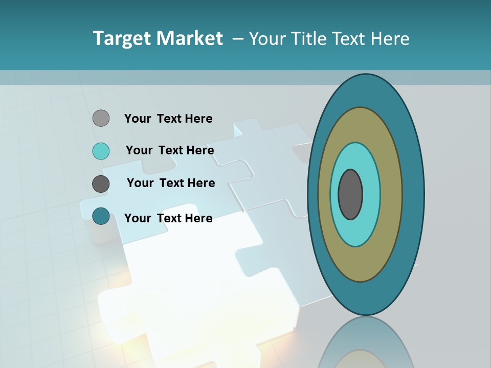 Unity Glow Link PowerPoint Template