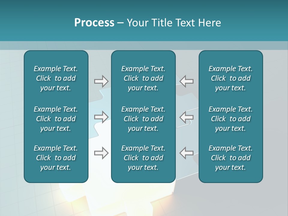 Unity Glow Link PowerPoint Template