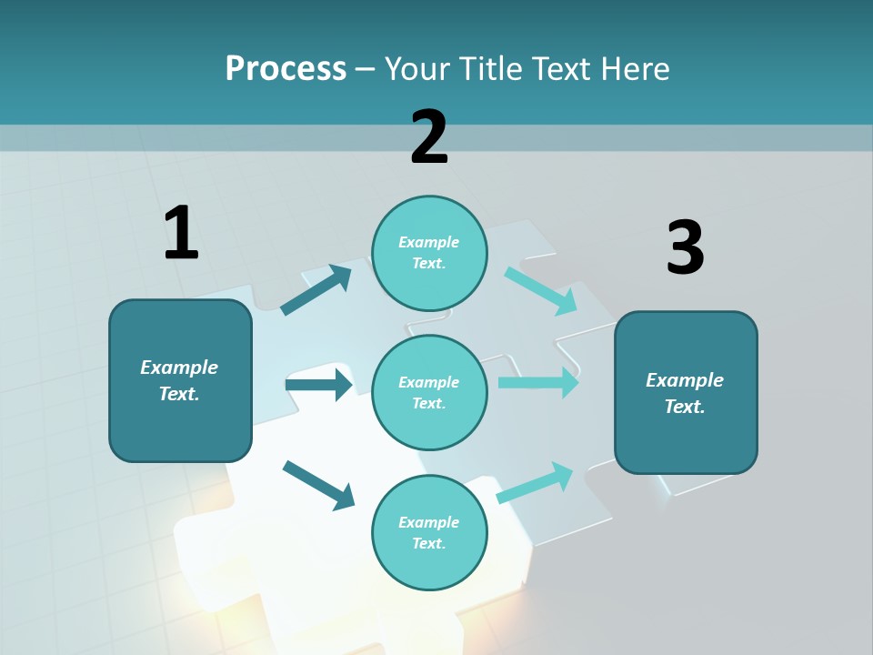 Unity Glow Link PowerPoint Template