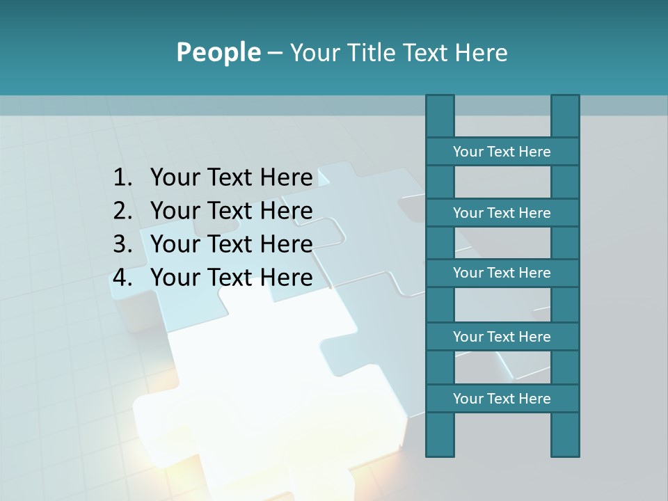 Unity Glow Link PowerPoint Template