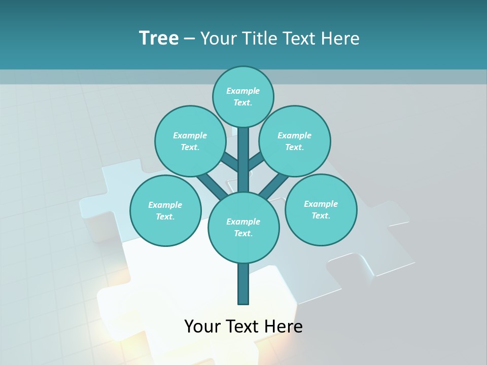 Unity Glow Link PowerPoint Template