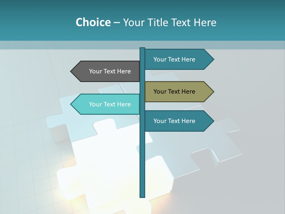 Unity Glow Link PowerPoint Template