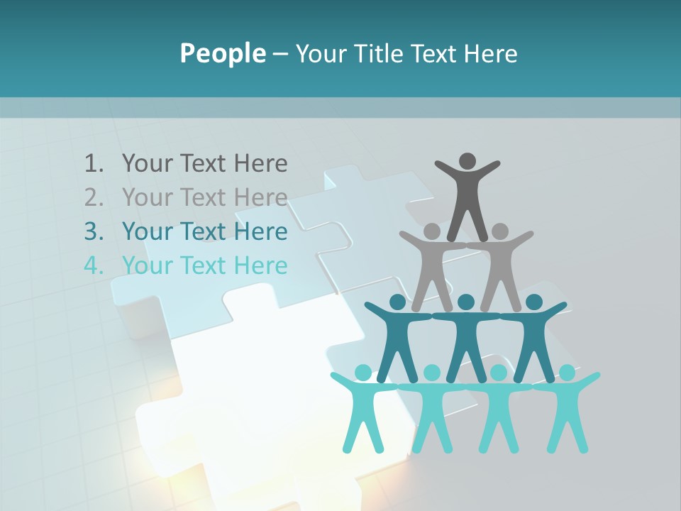 Unity Glow Link PowerPoint Template