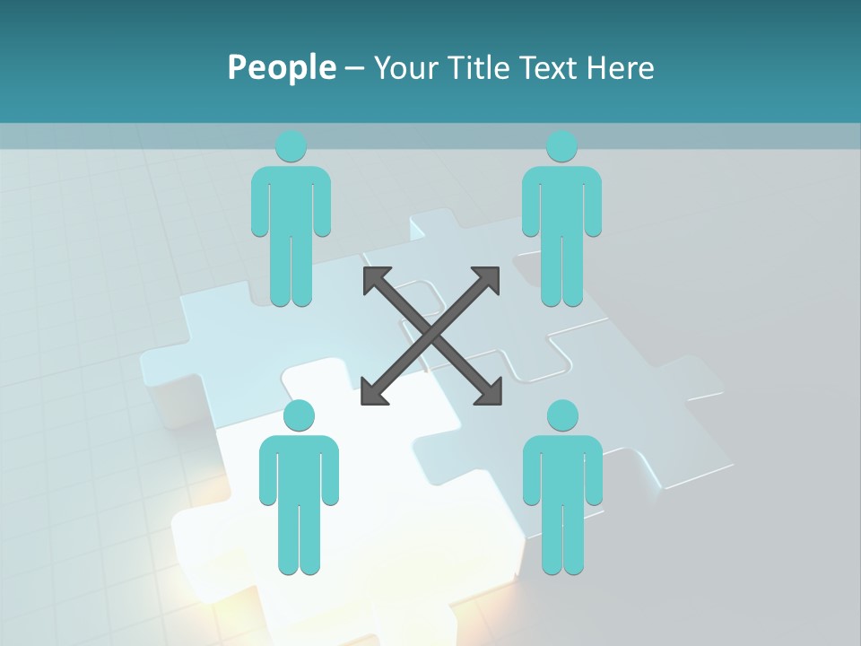 Unity Glow Link PowerPoint Template