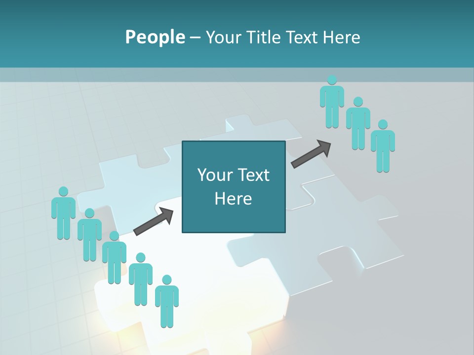 Unity Glow Link PowerPoint Template