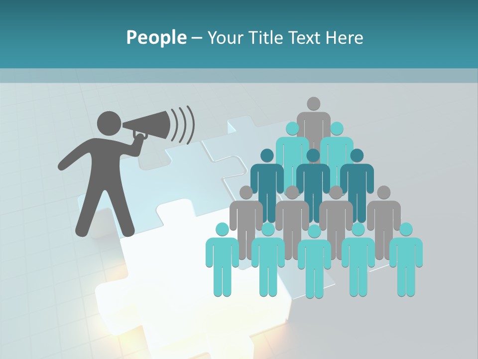 Unity Glow Link PowerPoint Template