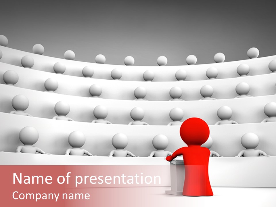 Presentation Audience Conference PowerPoint Template