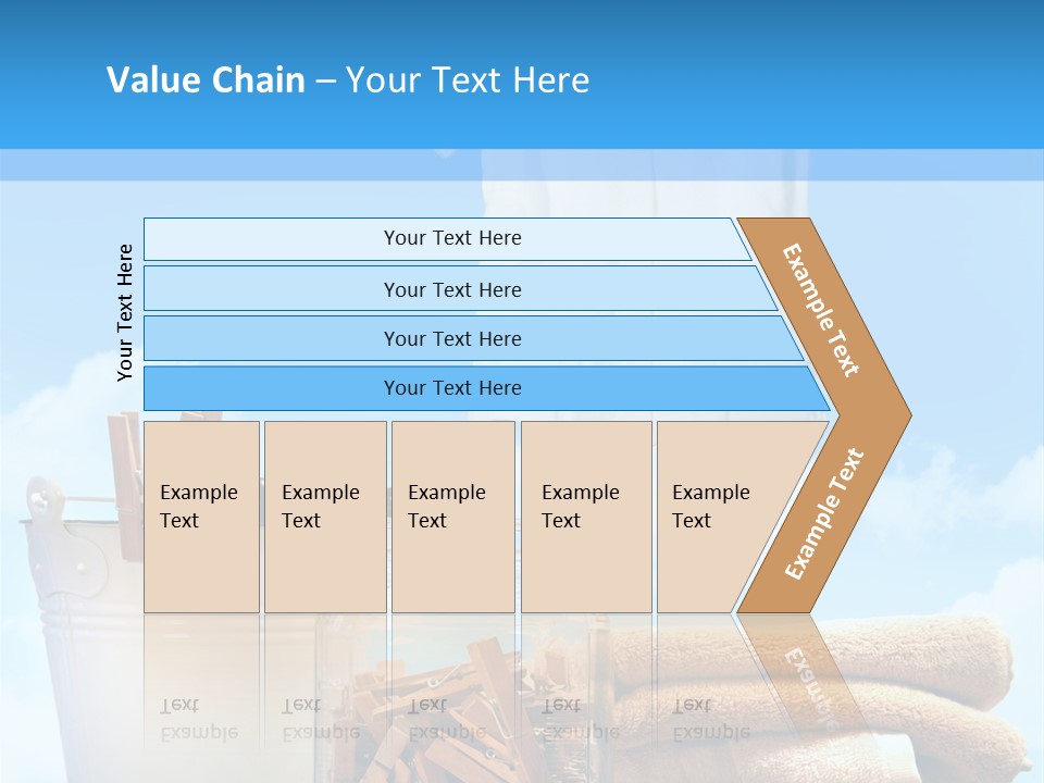 Sunny Clothes Cord PowerPoint Template