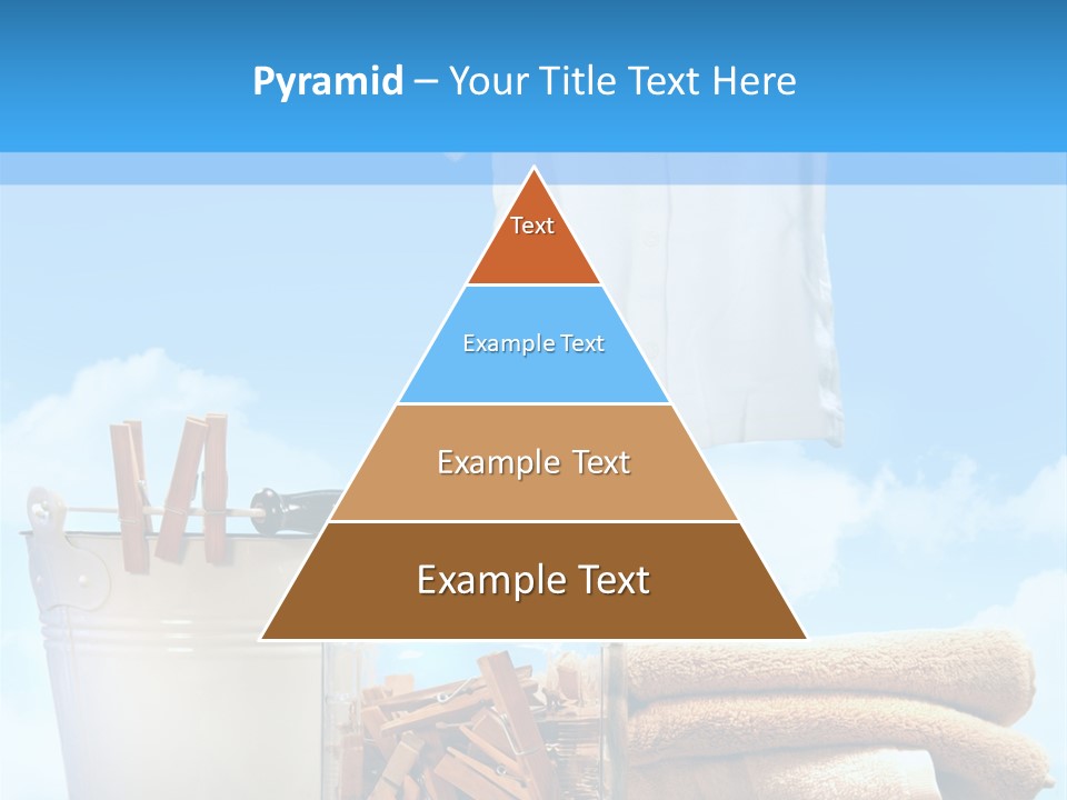 Sunny Clothes Cord PowerPoint Template