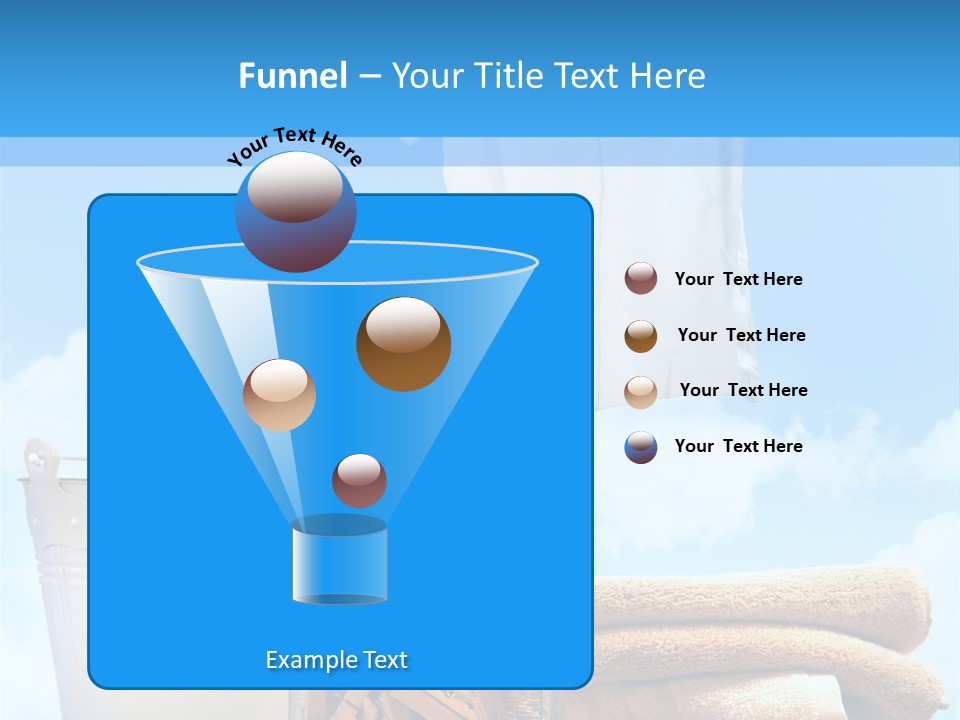 Sunny Clothes Cord PowerPoint Template