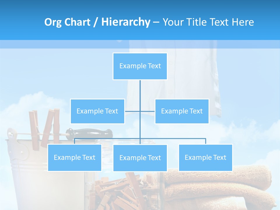 Sunny Clothes Cord PowerPoint Template