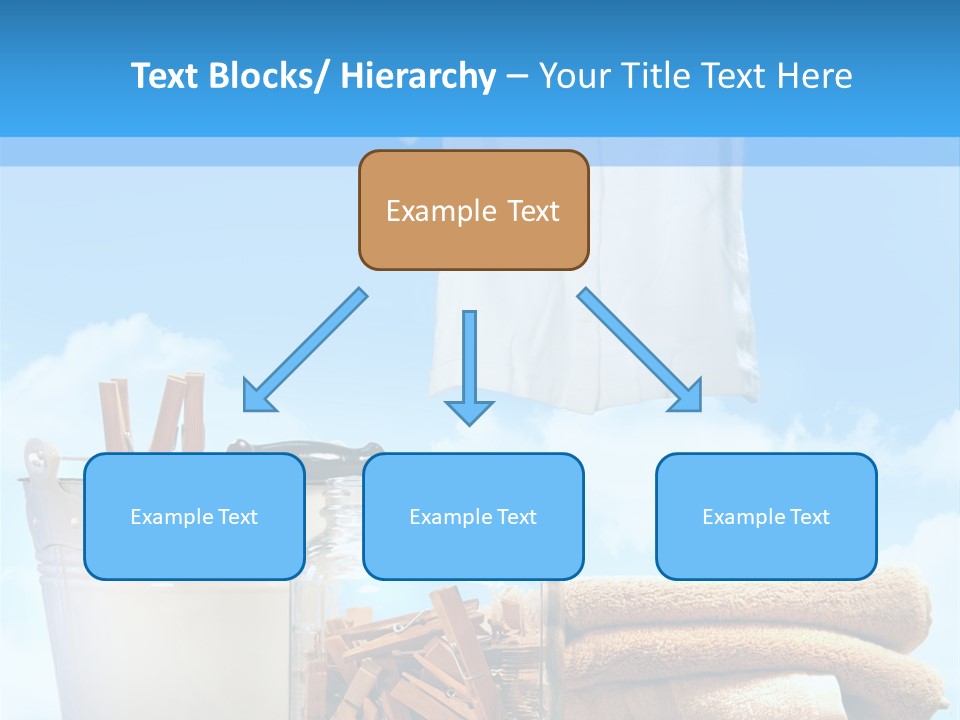 Sunny Clothes Cord PowerPoint Template