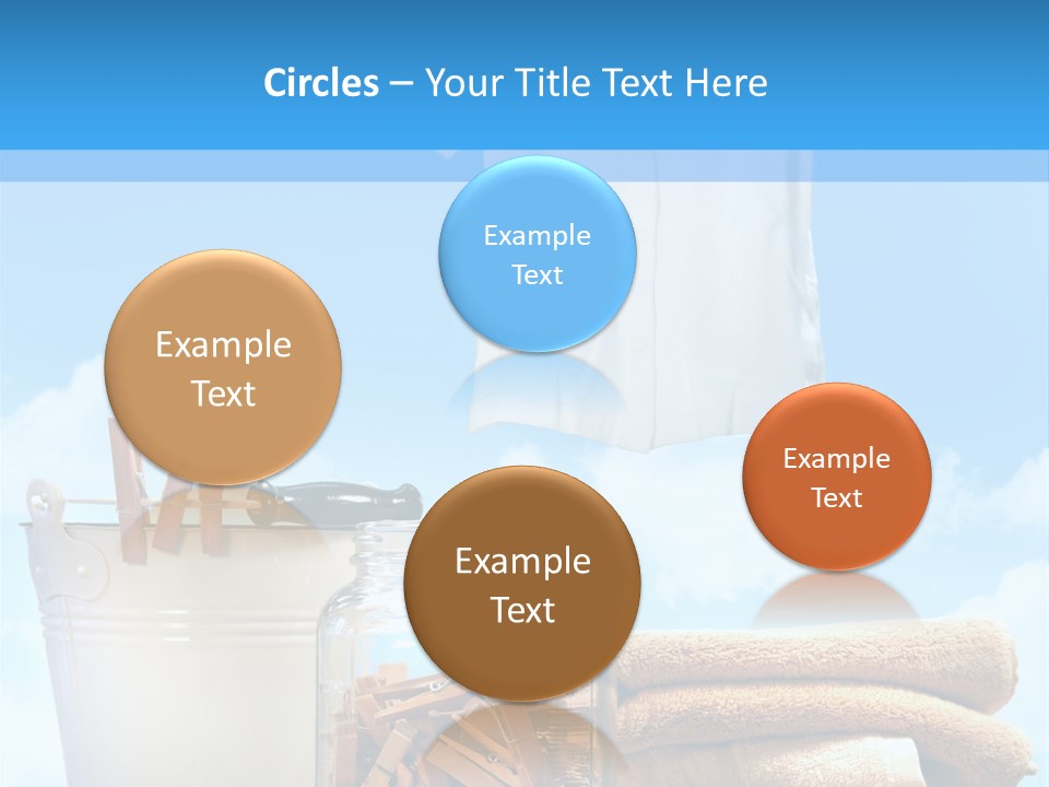 Sunny Clothes Cord PowerPoint Template