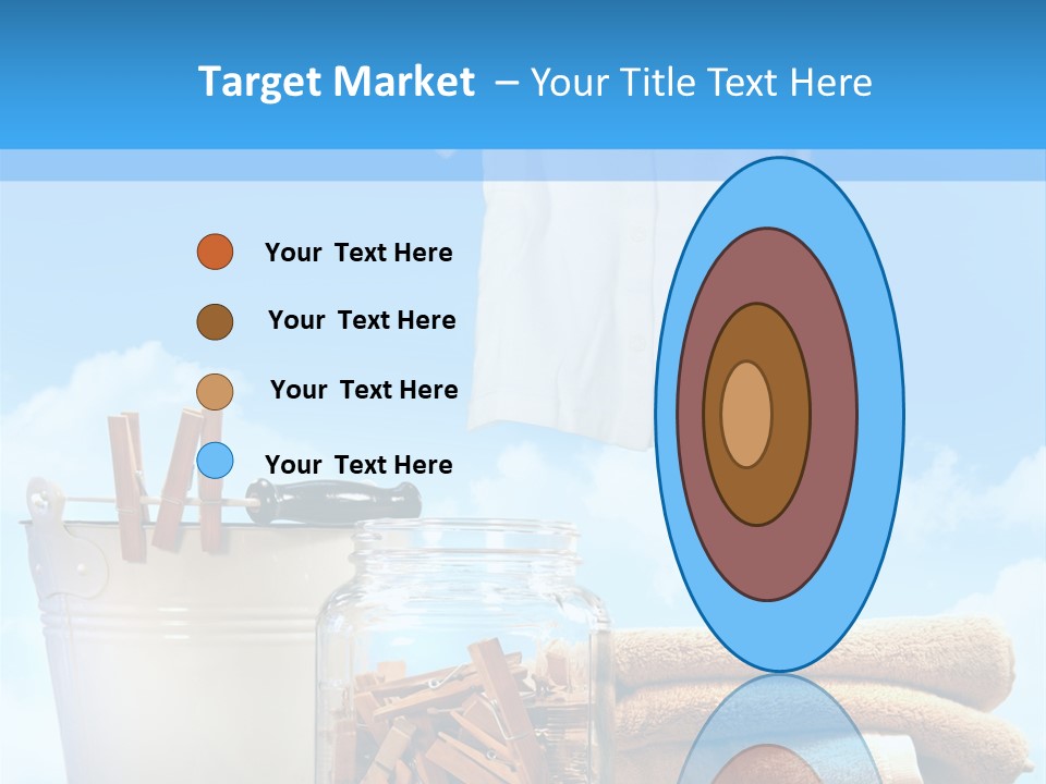 Sunny Clothes Cord PowerPoint Template