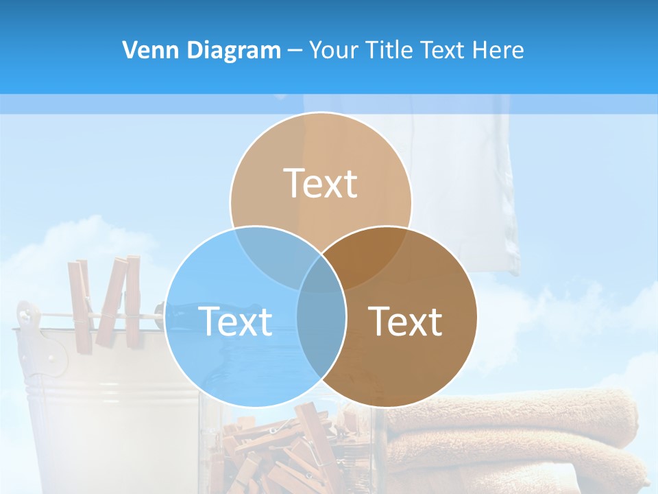 Sunny Clothes Cord PowerPoint Template