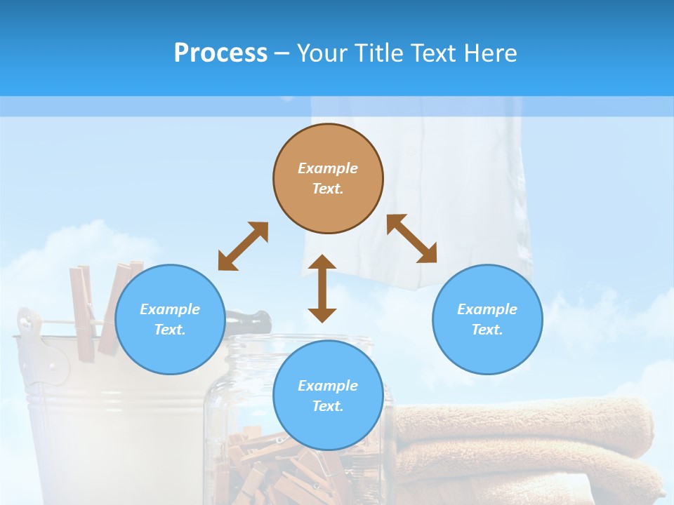 Sunny Clothes Cord PowerPoint Template