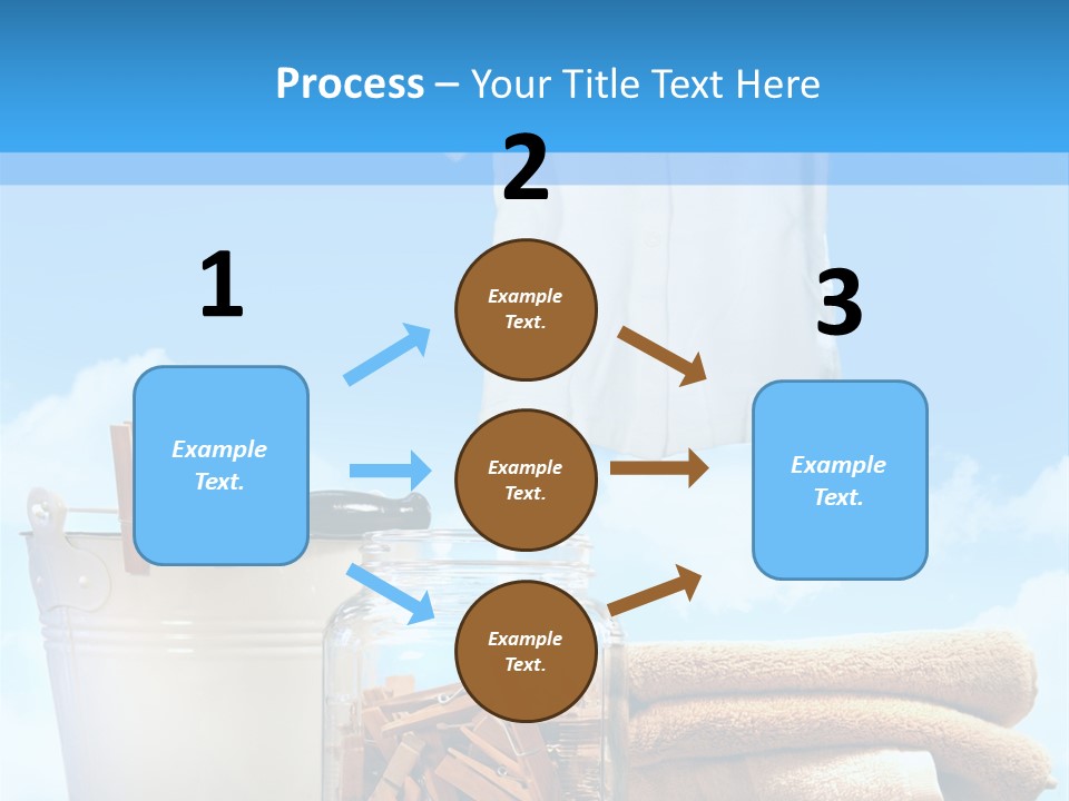 Sunny Clothes Cord PowerPoint Template