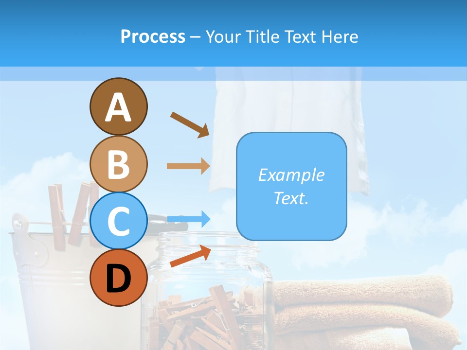 Sunny Clothes Cord PowerPoint Template