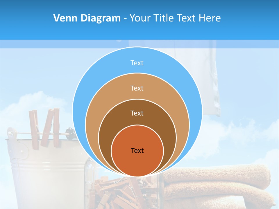 Sunny Clothes Cord PowerPoint Template