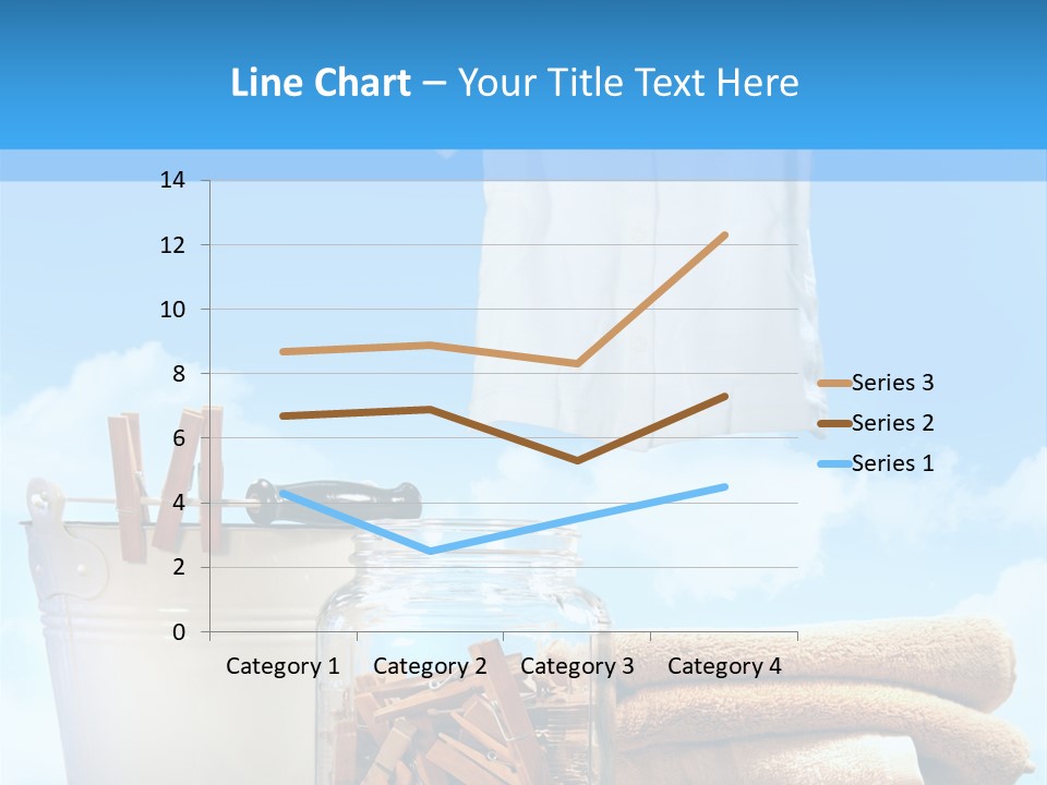 Sunny Clothes Cord PowerPoint Template