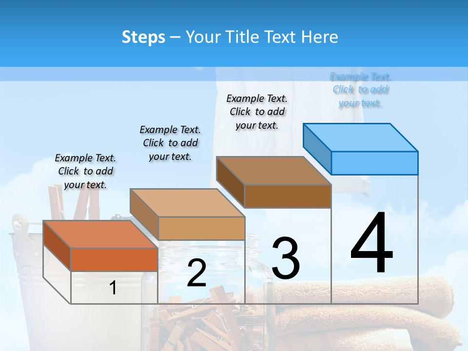 Sunny Clothes Cord PowerPoint Template