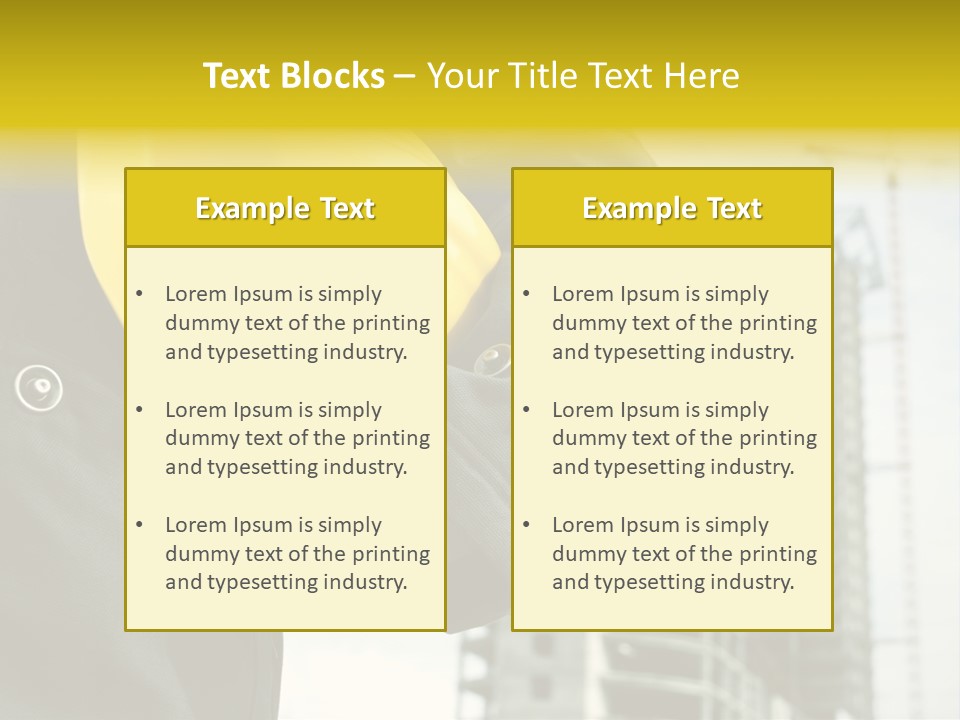 Employed Site Safety PowerPoint Template