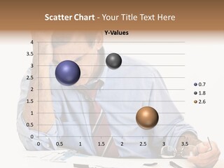 Calculator Recession Frustrated PowerPoint Template