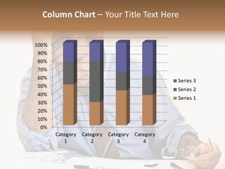 Calculator Recession Frustrated PowerPoint Template