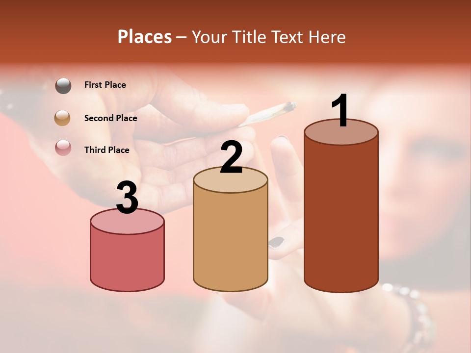 Human Cannabis Horizontal PowerPoint Template