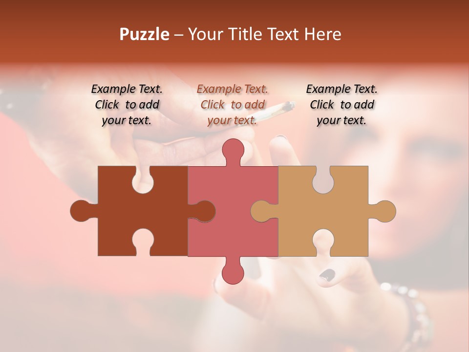 Human Cannabis Horizontal PowerPoint Template