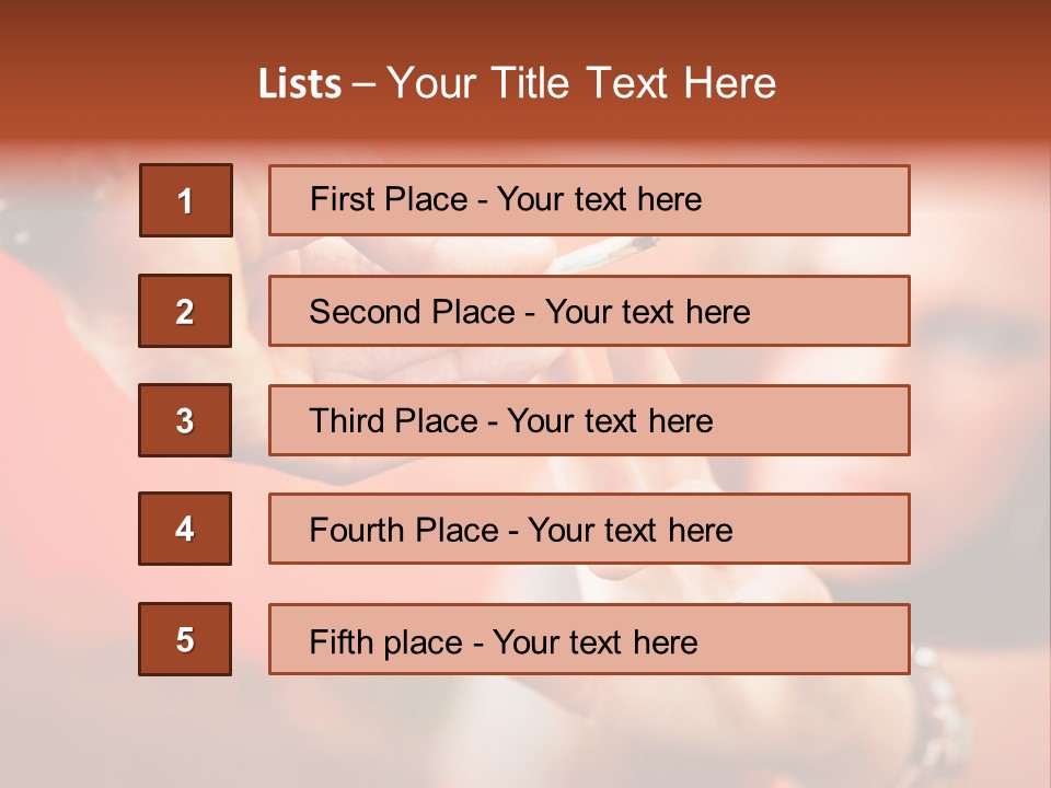 Human Cannabis Horizontal PowerPoint Template