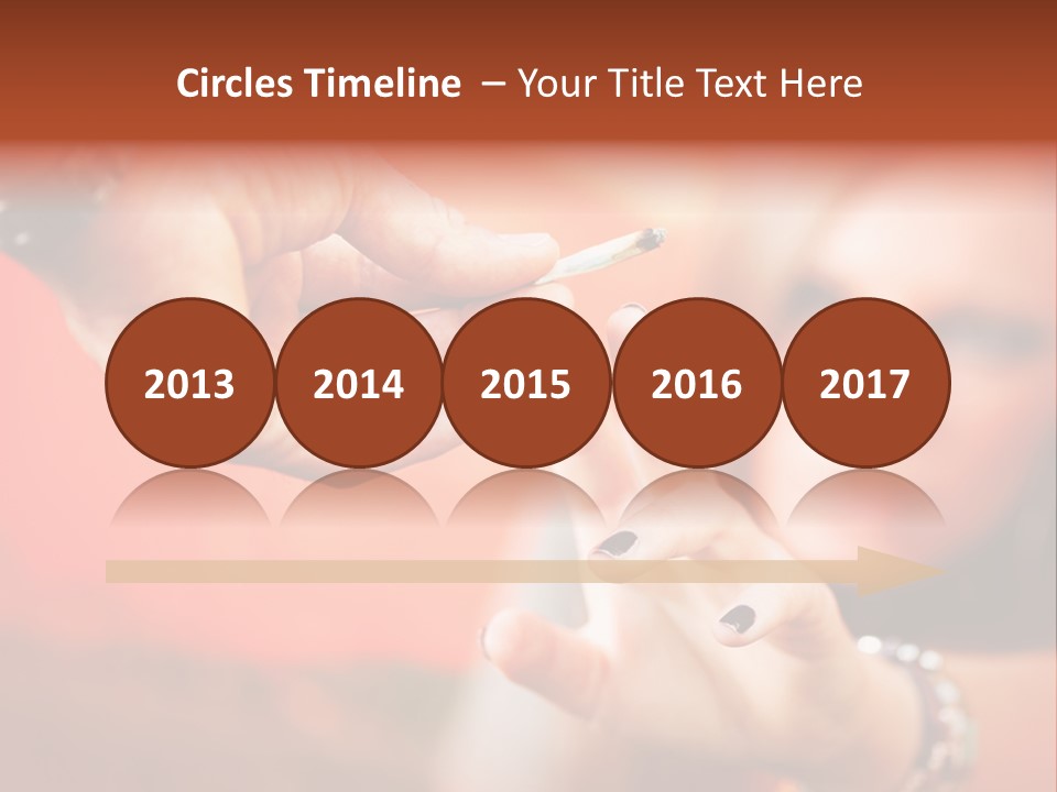 Human Cannabis Horizontal PowerPoint Template