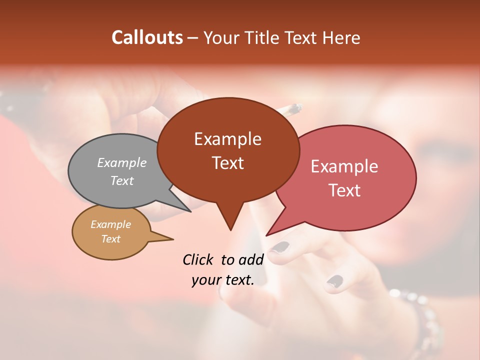 Human Cannabis Horizontal PowerPoint Template