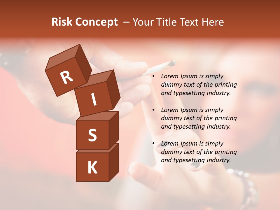 Human Cannabis Horizontal PowerPoint Template