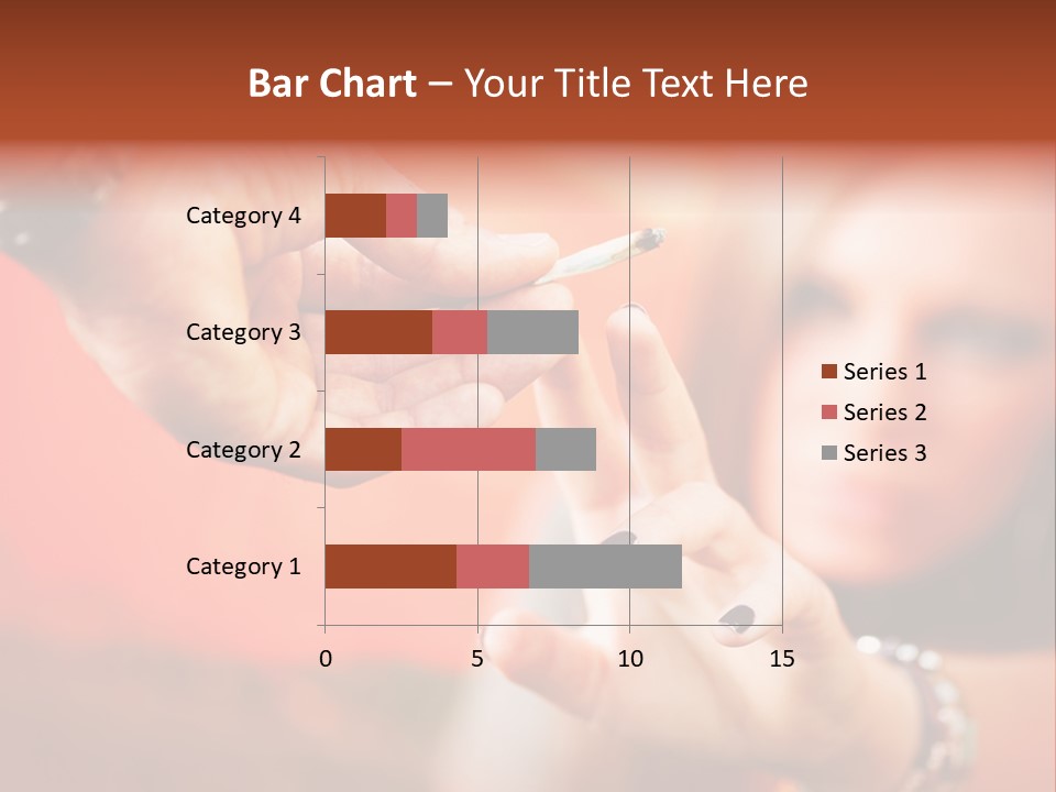 Human Cannabis Horizontal PowerPoint Template