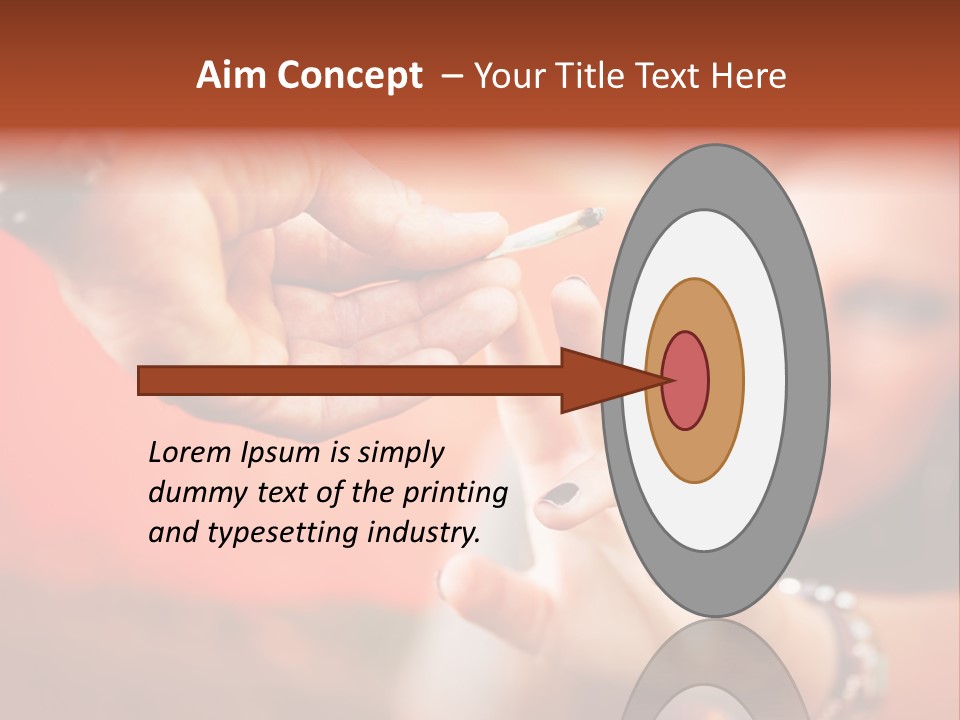Human Cannabis Horizontal PowerPoint Template