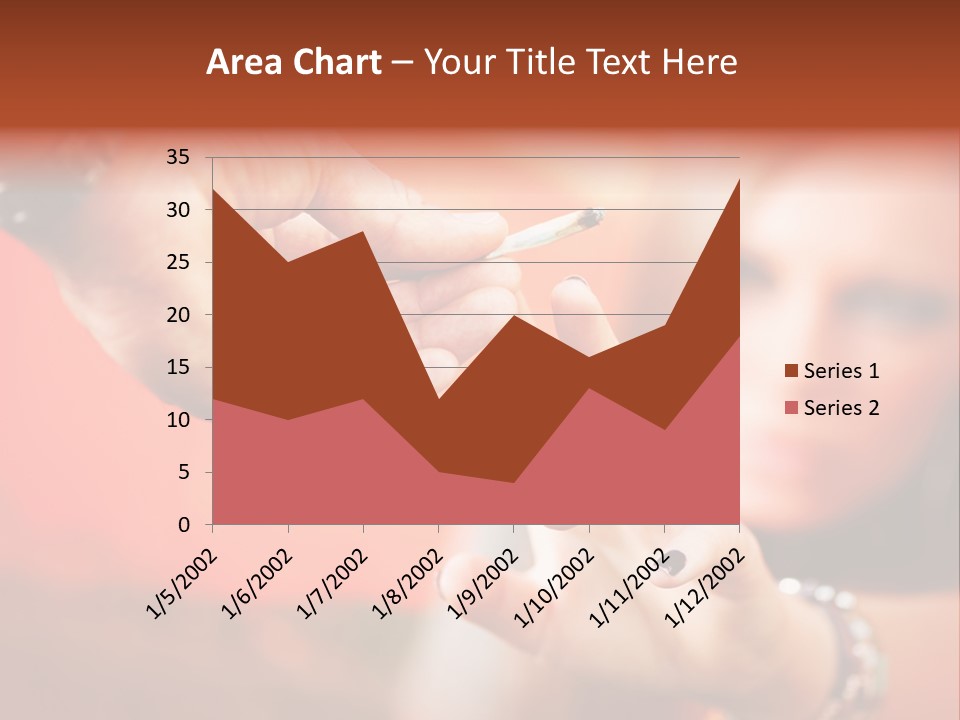 Human Cannabis Horizontal PowerPoint Template