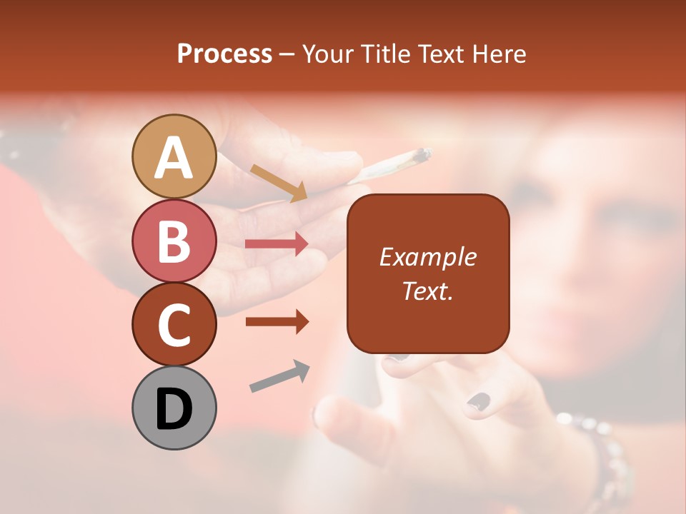 Human Cannabis Horizontal PowerPoint Template